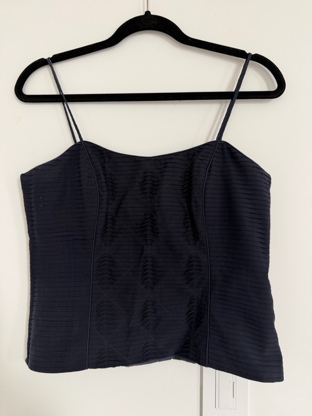 Women's Navy Spaghetti Strap Cami Top
